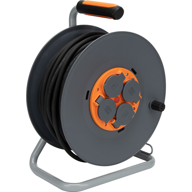 Multiprise ZENITECH chant IP44 40m 4x16A + guide cable