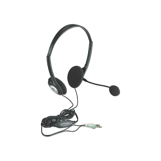 Micro-casque MANHATTAN Microphone, contrôle du volume, Jack 3.5