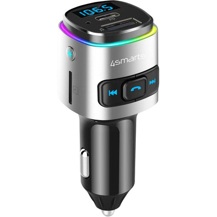 Transmetteur FM 4 SMARTS Bluetooth avec Chargeur auto