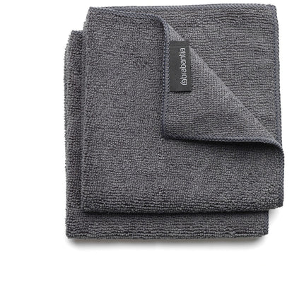 Chiffon BRABANTIA en microfibre Sinkside dark grey x2