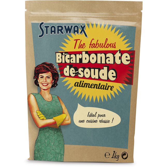 Nettoyant STARWAX BICARBONATE DE SOUDE ALIMENTAIRE 1KG