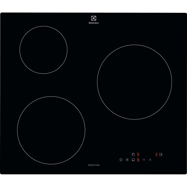 Plaque induction ELECTROLUX EIB60320CK - 3 foyers Noir 60cm