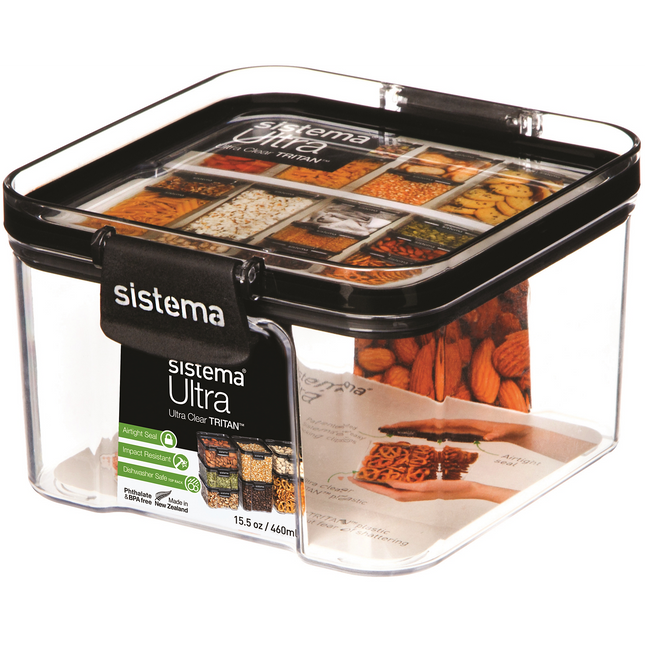 Boîte alimentaire SISTEMA TRITAN ULTRA SQUARE 460ML
