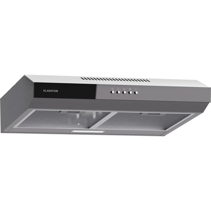 Hotte casquette KLARSTEIN Contempo 60cm encastrée 200m³/h LED gris