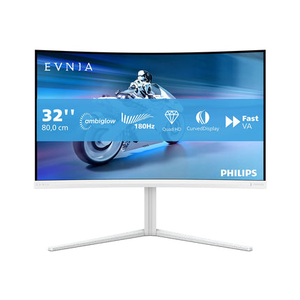 Ecran PC Gamer PHILIPS Evnia 27M2C5501 27" Incurvé QHD 180Hz Fast VA HDR10 Ambiglow