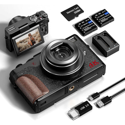 Appareil photo Hybride NBD Carte SD 32GB + 2 Batteries + Clé USB