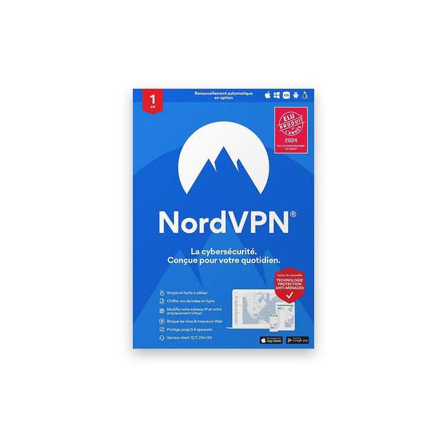 ESD NORDVPN Essentiel 1 an d'abonnement