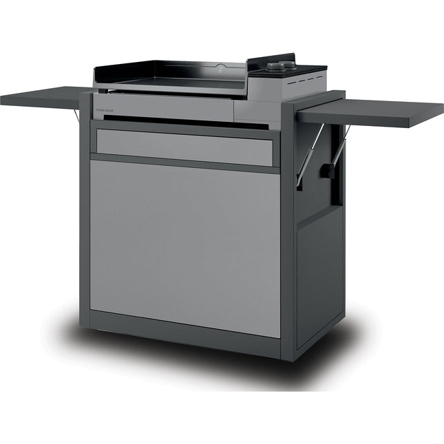 Chariot Plancha FORGE ADOUR CH PAF60 noir/gris fermé compatible plancha Premium 60