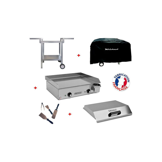 Plancha électrique PLANCHAELEC Pack NEO E530 + Chariot + accessoires