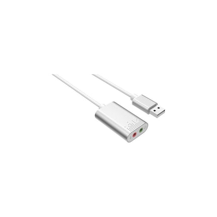KOMELEC Carte son USB externe avec câble 0.10m