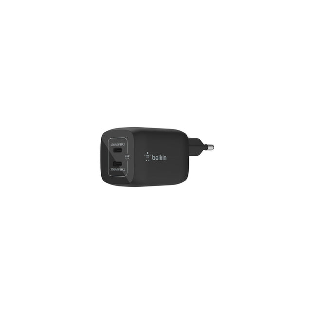 Chargeur ordinateur portable BELKIN USB C x2 65W GaN PPS Noir