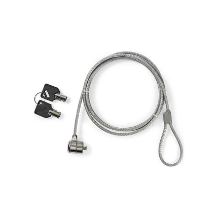 Support ordinateur portable NEDIS pour PC Verrouillage à Clé 1,8m Fiable