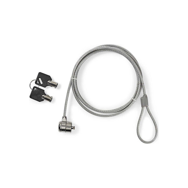Support ordinateur portable NEDIS pour PC Verrouillage à Clé 1,8m Fiable