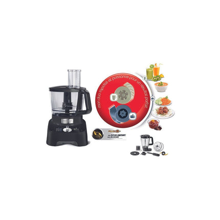 Robot multifonction MOULINEX FP821811 Double Force Noir+8 accessoires