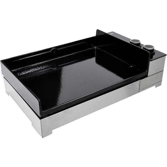 Plancha gaz FORGE ADOUR Premium 60 Inox 2brûleurs à poser, 58.5x40.5 cm