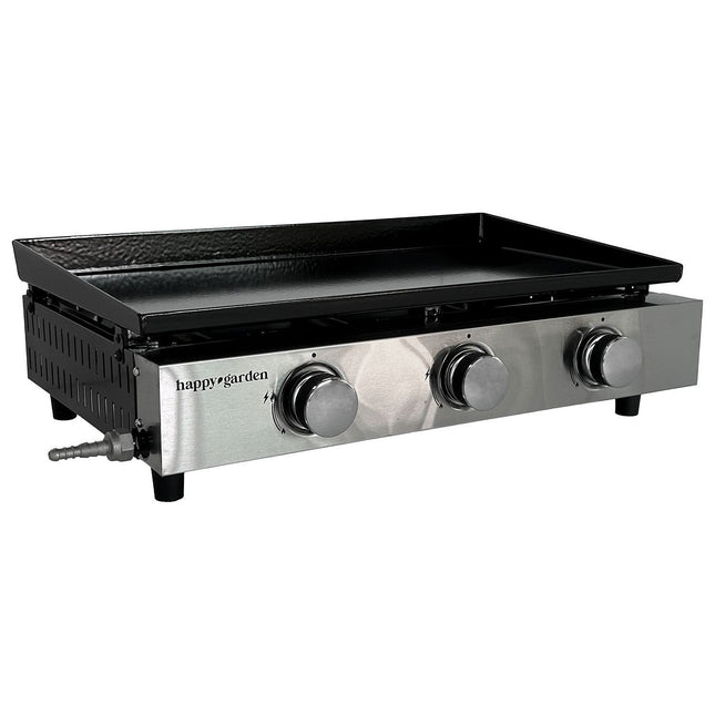 Plancha gaz HAPPY GARDEN Plancha au gaz MÉRIDA 3 brûleurs 6 kW