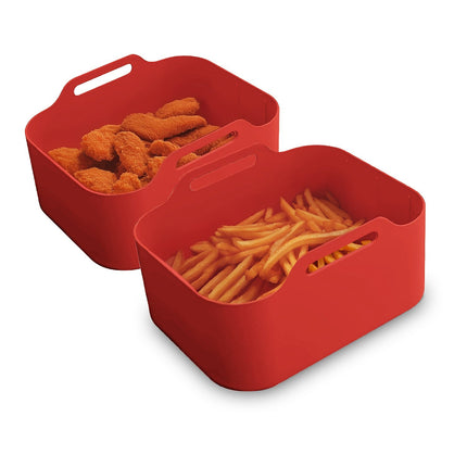 Panier silicone KITCHENCOOK rectangulaire, lot de 2