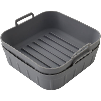 Panier ESSENTIELB Lot de 2 Carrés en Silicone Réutilisable - Moule Antiadhésif pour AirFryer & Four