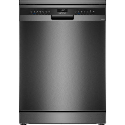 Lave vaisselle 60 cm SIEMENS SN23EC22AE, varioSpeed Plus, Acier brossé noir