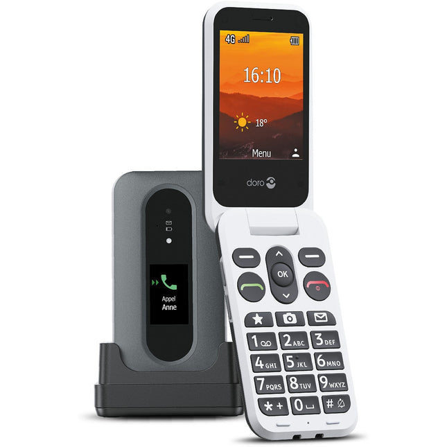 Téléphone portable DORO Leva L30 Graphite/Blanc
