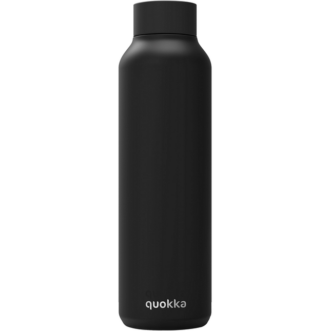 Bouteille isotherme QUOKKA Solid acier inox noir de jais 630 m