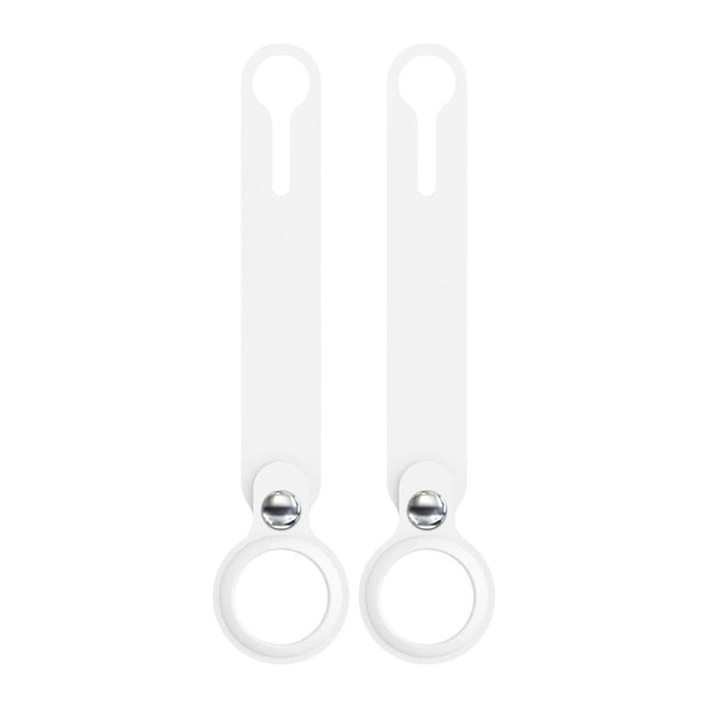 Etui PHONILLICO Airtag - Coque Blanc x2
