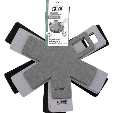 Protection de poêle 5FIVE anti rayure x6 feutrine