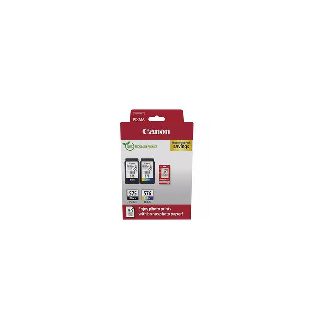 Cartouche d'encre CANON Pack de 2 Originales PG-575 Noir et CL-576 Couleur - 5889C004
