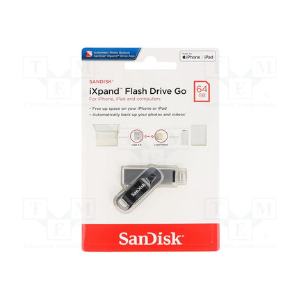 Clé USB iPhone SANDISK 128go iXpand Flash Drive lightning + USB