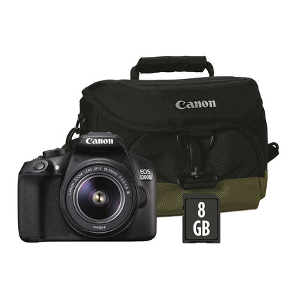 Appareil photo Reflex CANON EOS 1300D + 18-55 DC III + Etui + SD 8Go Reconditionné
