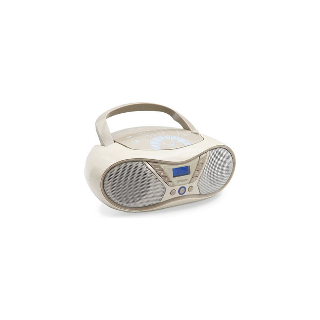 Radio CD MOOOV Lecteur CD Soft Grey avec radio FM et po
