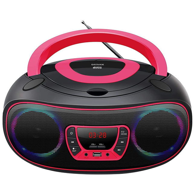 Lecteur CD DENVER Denver TCL-212BT PINK Lecteur de CD Port