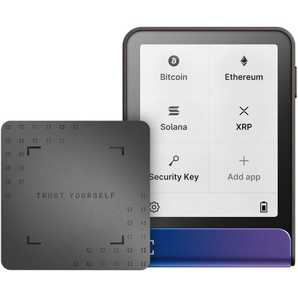 Crypto wallet LEDGER Flex Recovery key Neptune Blue
