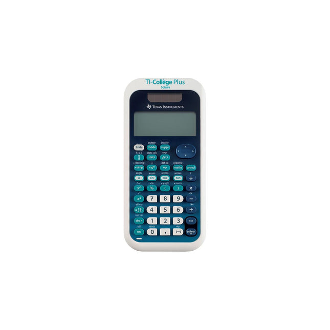 Calculatrice collège TEXAS INSTRUMENTS TI-Collège+ solaire