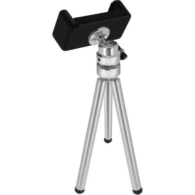 Trépied LINQ Mini Métal, Pieds Extensibles - Argent