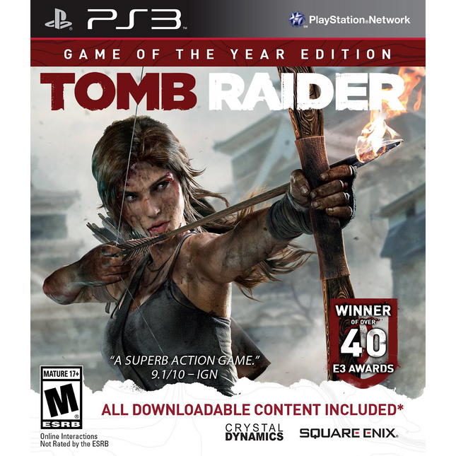 Jeu PS3 SQUARE ENIX Tomb Raider GOTY