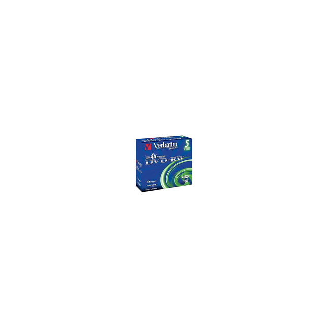 DVD vierge VERBATIM DVD-RW 4.7GB 5PK P5 Jewel case x4