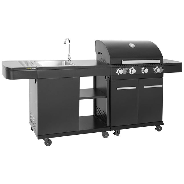 Barbecue gaz COOK'IN GARDEN Cuisine extérieure modulable FYRA - 4 br