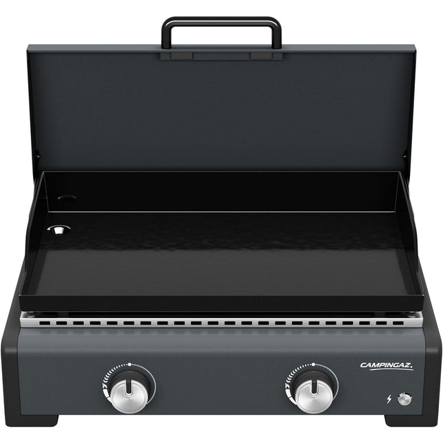 Plancha gaz CAMPINGAZ SIGMA 2 2210869 noir 2 brûleurs à poser, 58x36 cm