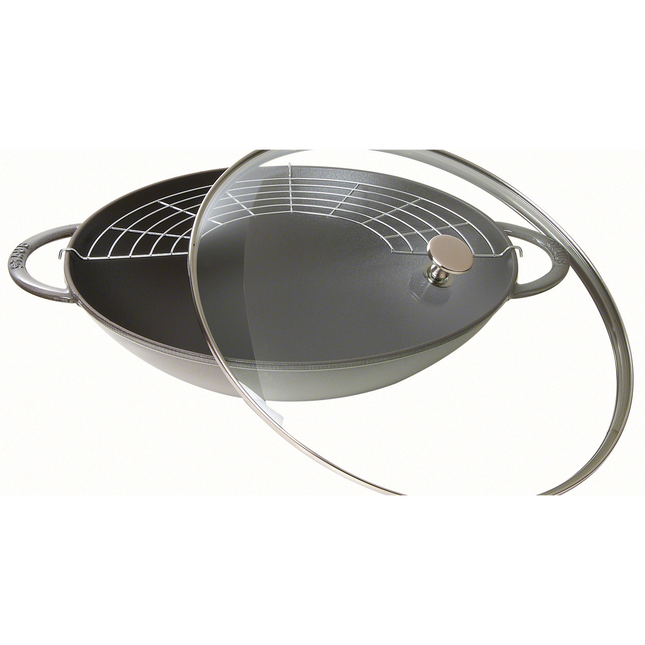 Wok STAUB gris graphite Ø37cm