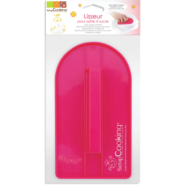 Lisseur de pâtisserie SCRAPCOOKING pour pate a sucre
