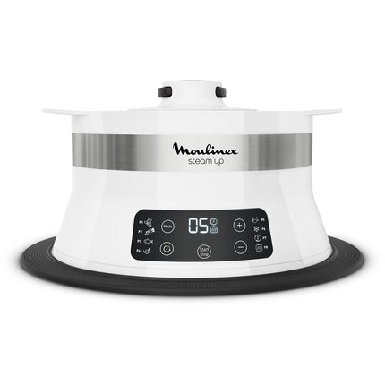 Cuiseur MOULINEX VJ504010R steam up blanc inox 8 programmes automatiques Reconditionné