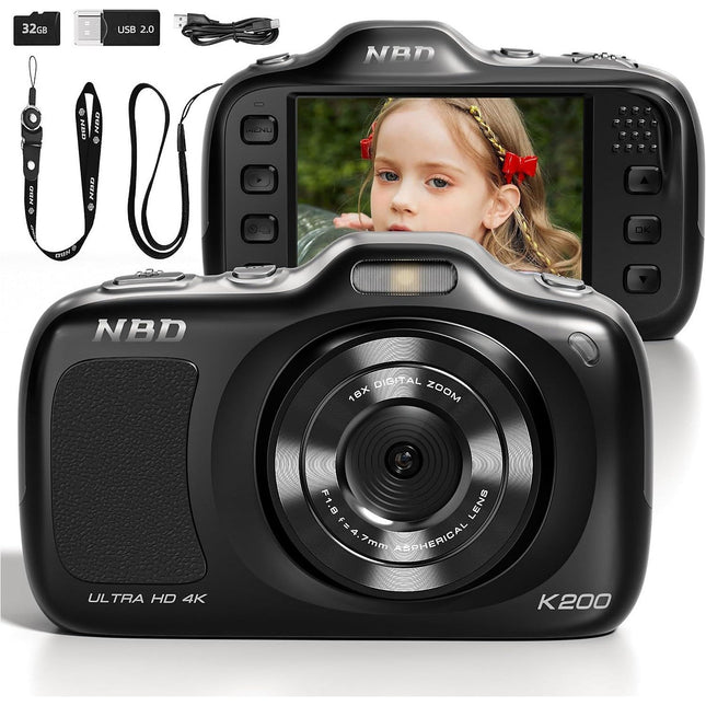 Appareil photo Hybride NBD TECHPRO-K200-Noir