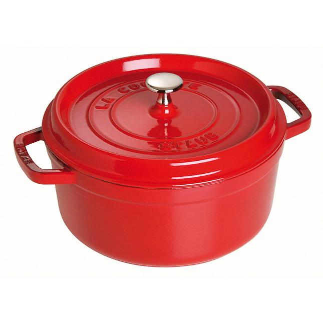 Cocotte STAUB vitamine cerise 24 cm