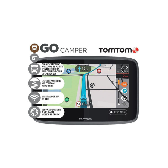 GPS TOMTOM Go Camper Monde connecté