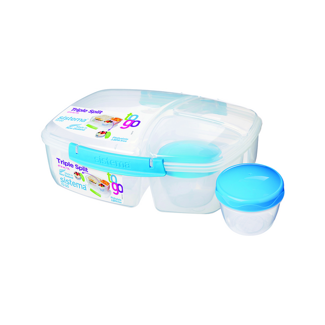 Lunch box SISTEMA To Go 2L 3 compartiments + boîte yaourt