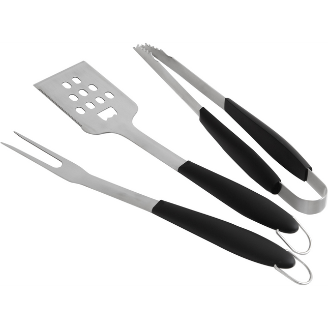 Ustensile plancha LE MARQUIER Kit 3 ustensiles inox AGR02