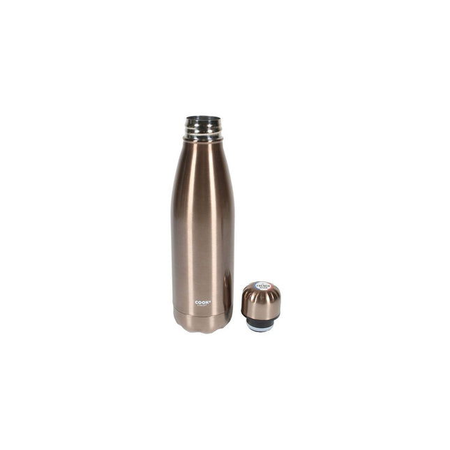 Bouteille isotherme COOK CONCEPT de transport rose dore 500 ml