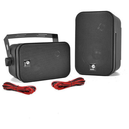 Enceinte Multiroom E-AUDIO 2mini enceintes 100W noires 3,5"2 voies