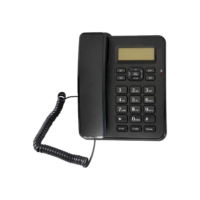 Téléphone sans fil AVIZAR Filaire avec Haut-parleur et Écran LCD
